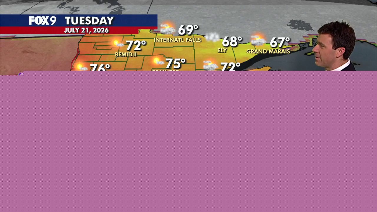 MN weather: Break from the heat arrives Tuesday