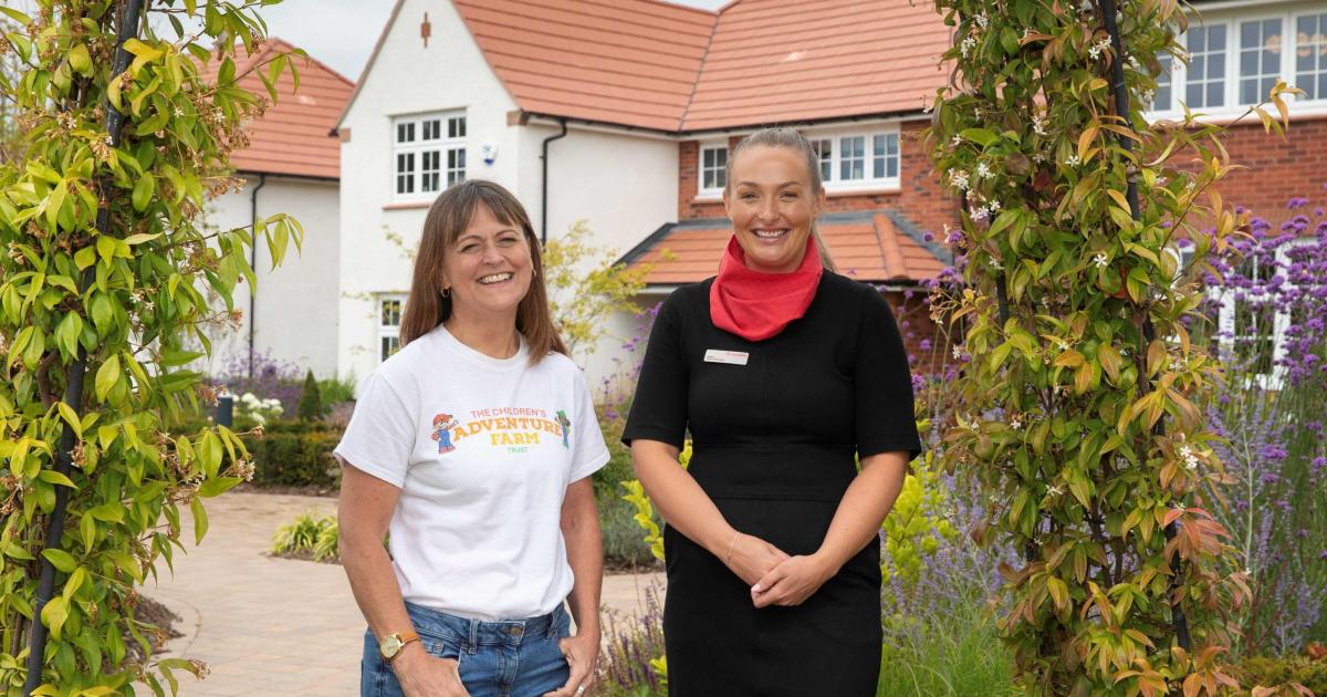 Housebuilder backs Cheshire children's charity with £1,500 funding