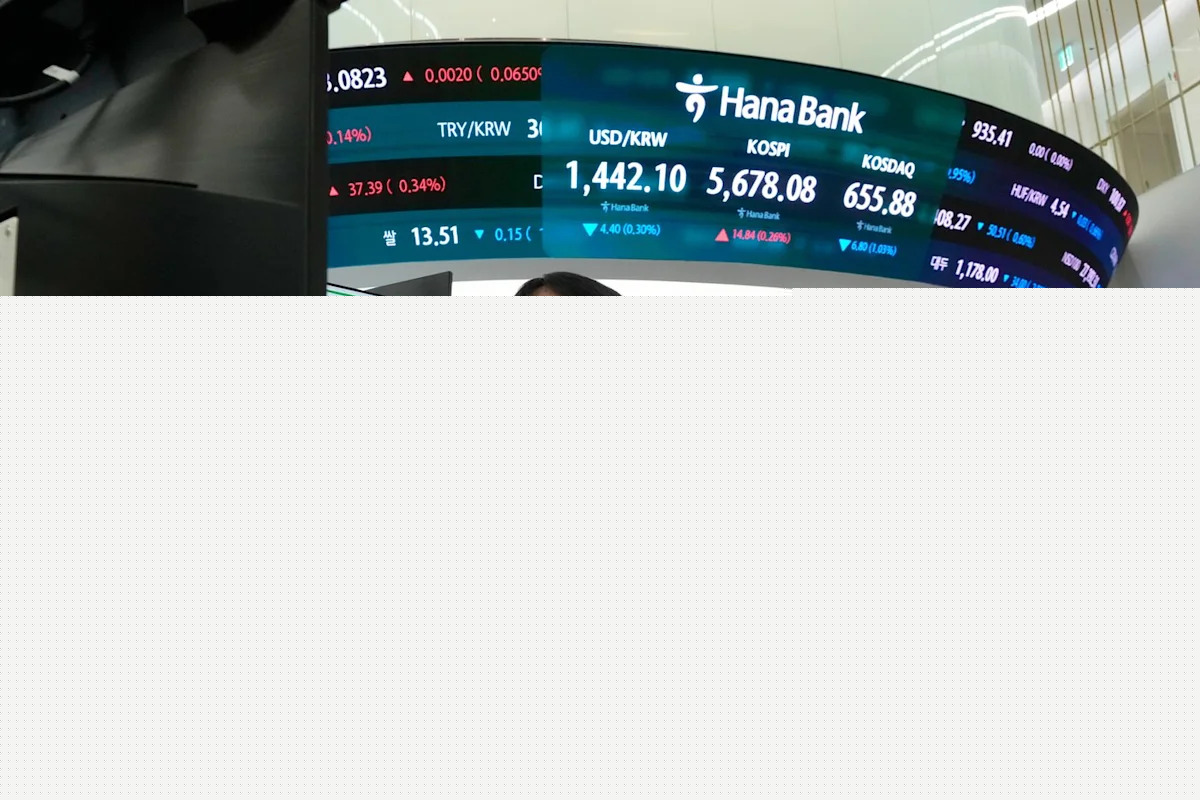 Oil prices slip and Asian shares are mostly lower as investors sell chipmaker stocks