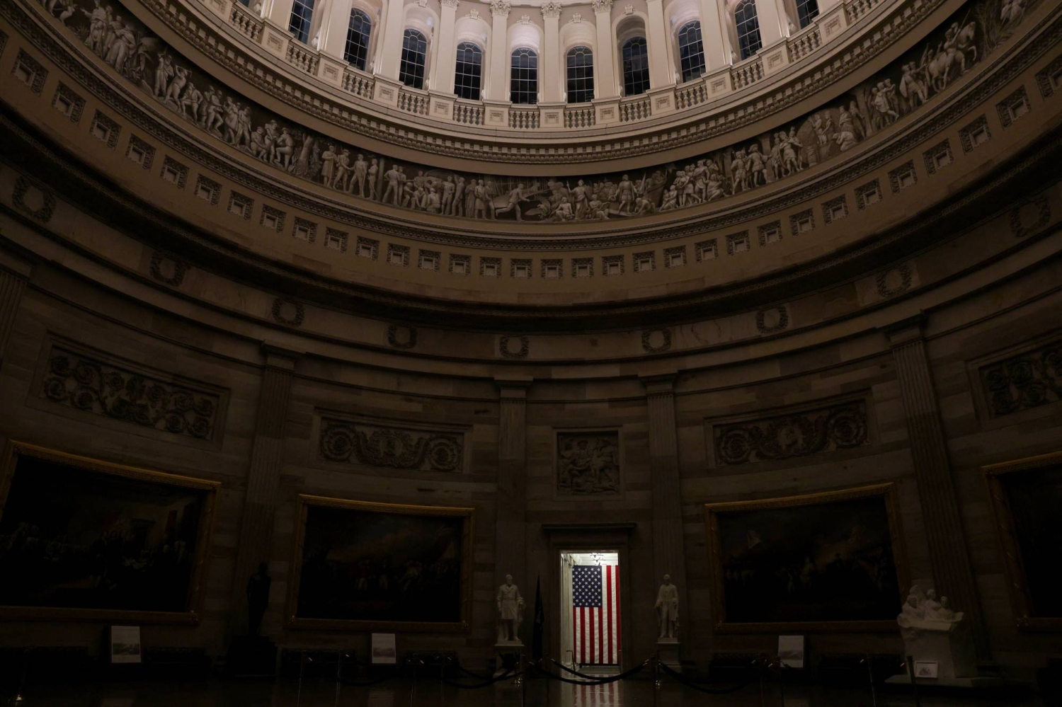 U.S. government shutdown begins as partisan division rules Washington