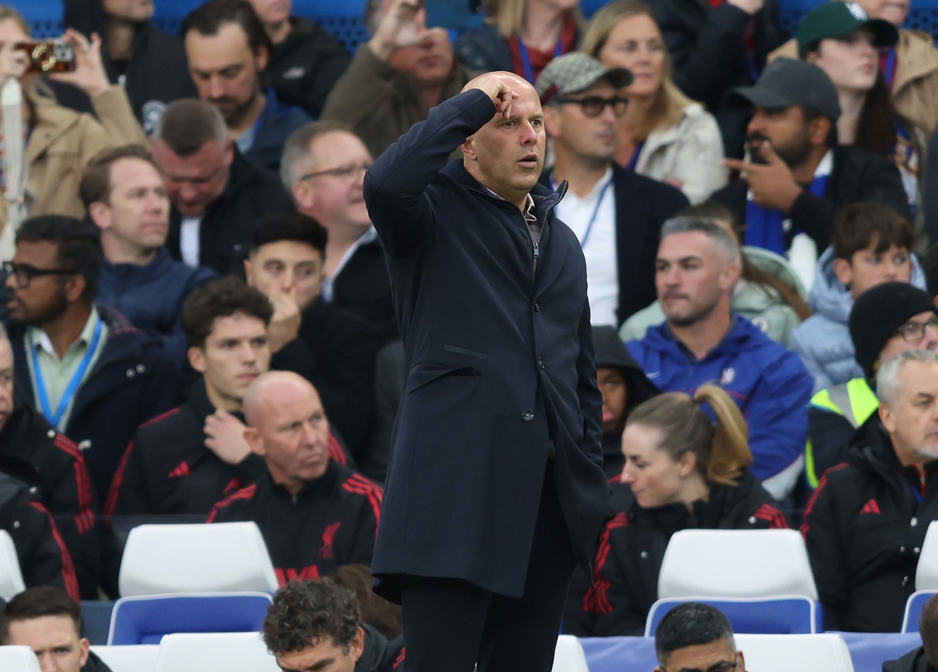 'Taken him off': Gary Neville says one Liverpool player was 'frustrating and annoying' him and Arne Slot today