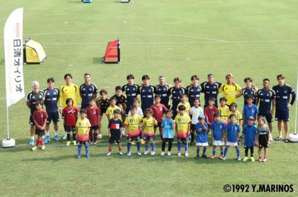 横浜F・マリノス×日清オイリオグループ、「サッカー教室&食育講座 in 宮崎」を開催　小学1年生～3年生の身体づくりをサポート