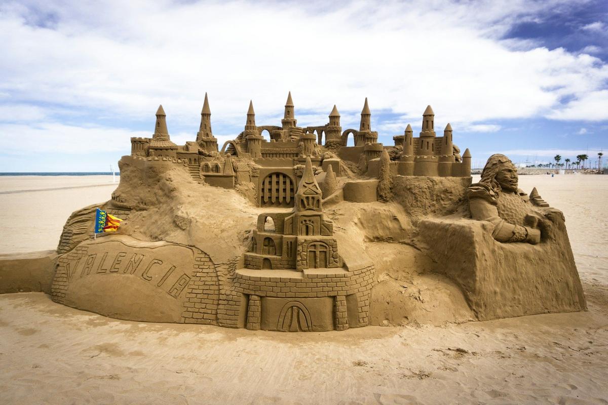 Massive Sandcastles Tower Over South Padre Island This Week