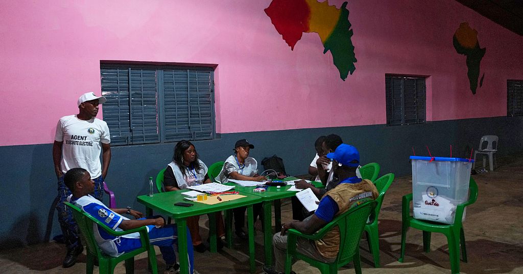 Vote count underway in Guinea as junta leader eyes presidency