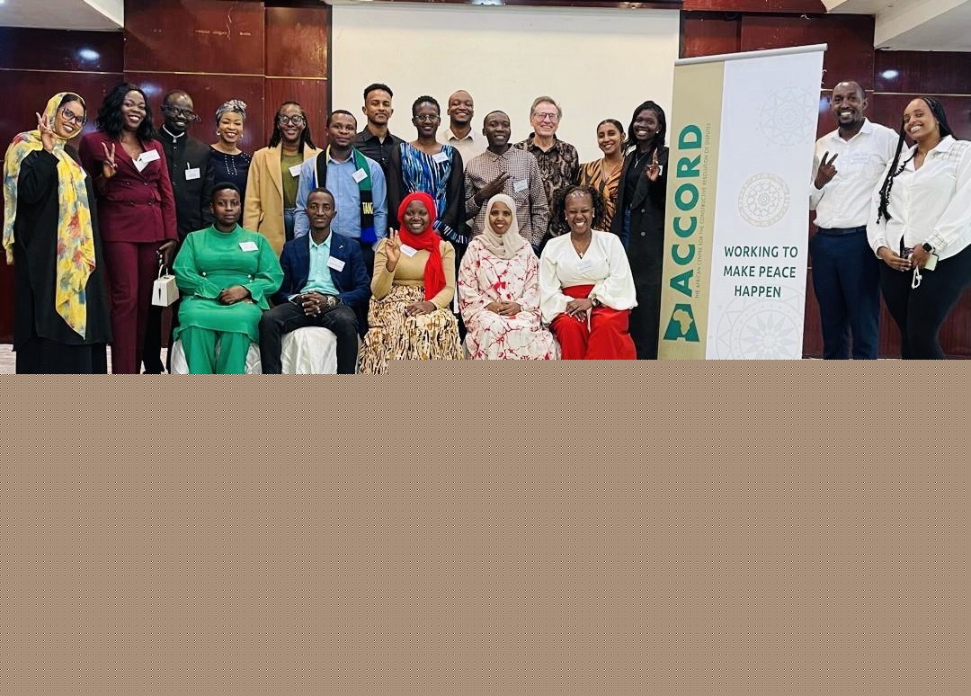 ACCORD Conducts a Training for Eastern African Youth in Peacebuilding and Conflict Prevention