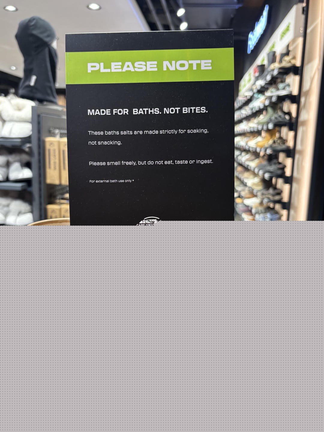 Funny Store Signs - Just don't do it