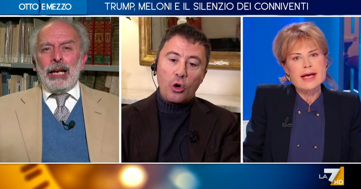 Otto e Mezzo, Gad Lerner: "Come usano noi ebrei". Bocchino lo fulmina