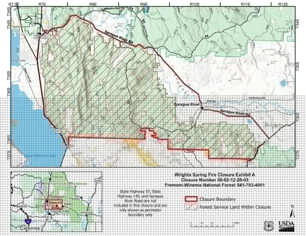 FREMONT-WINEMA FOREST CLOSURE
