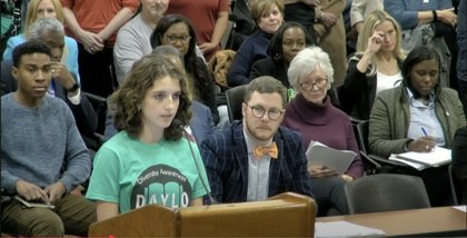 These students advocate for books to stay on shelves. They say their club is about more.