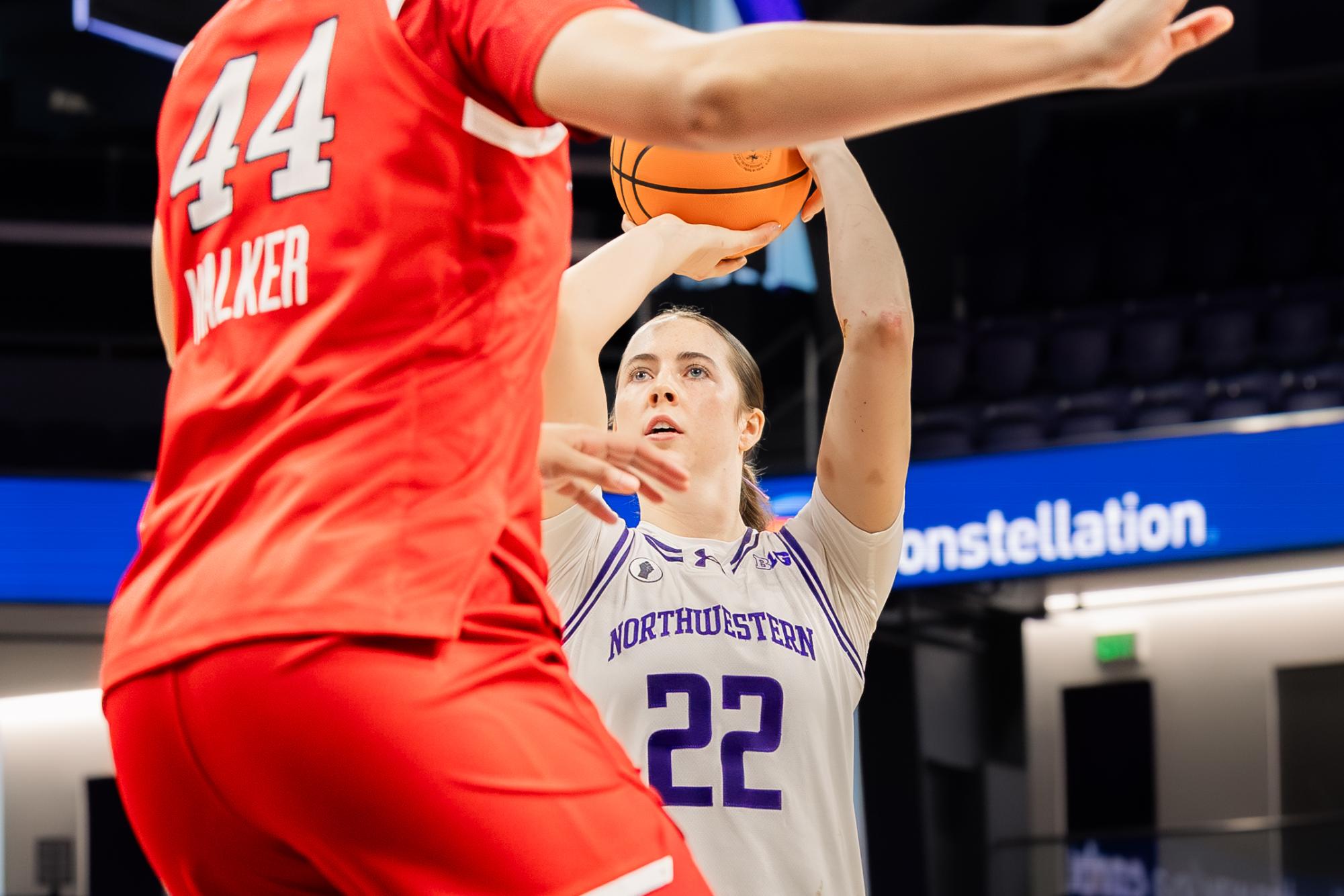 Women’s Basketball: Sullivan breaks 1,000 points as Northwestern loses 89-73 to Nebraska in foul fest