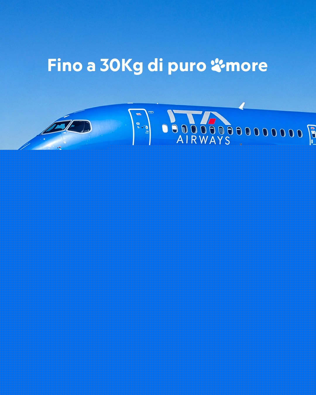 ITA Airways launches Large Dog On Board cabin service
