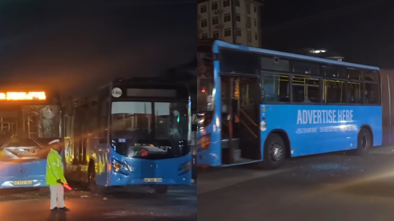 VIDEO: Mabasi ya Mwendokazi Yapigwa Mawe Magomeni