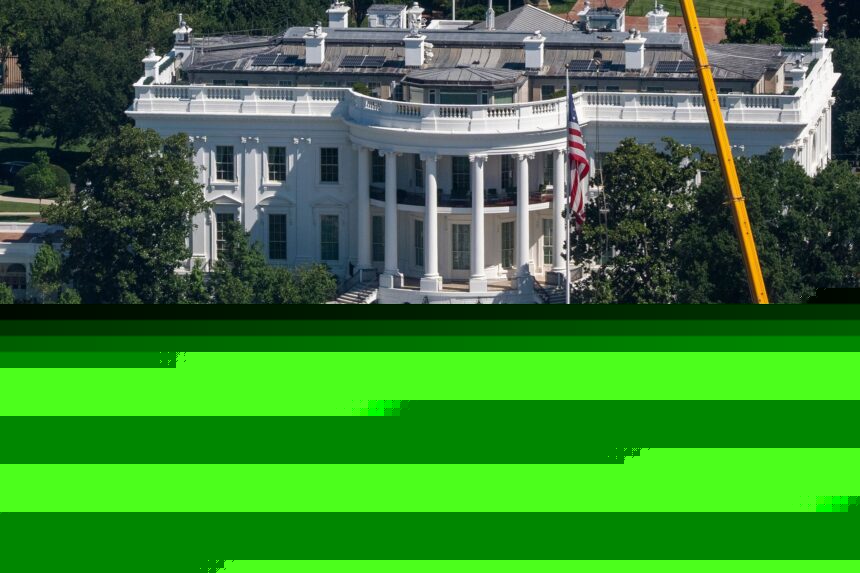 Trump’s White House helipad being partially disassembled, images show