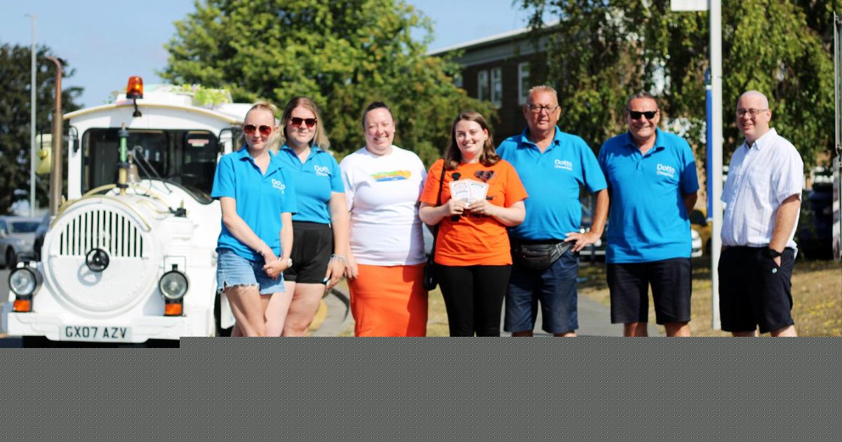 Seafront train joins rainbow trail supporting Sussex families