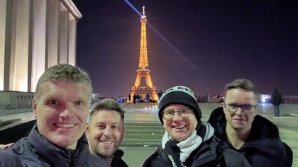 We made it to Paris and kick-off against PSG…in the nick of time