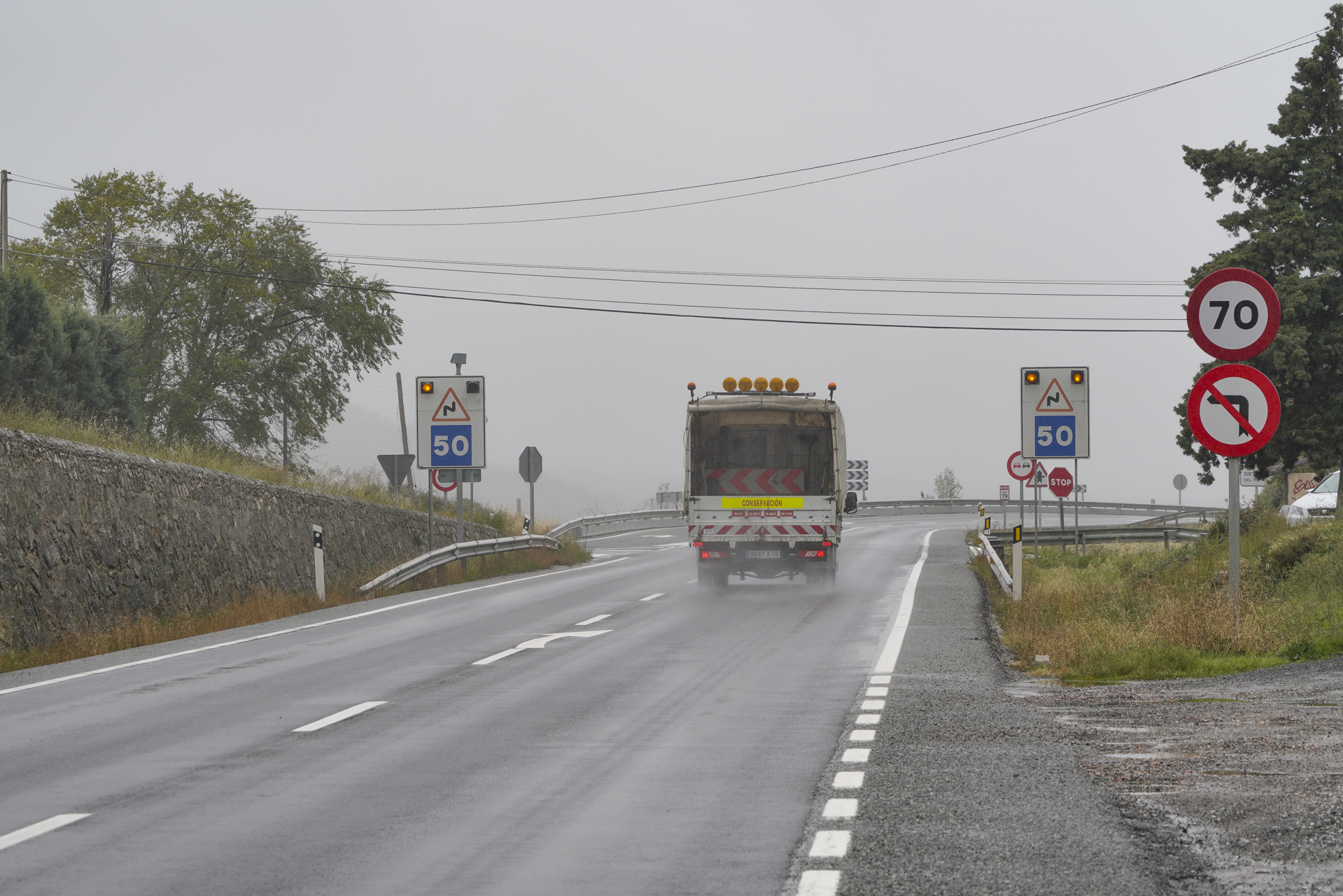 Las carreteras de la provincia recuperan la normalidad tras el paso de la borrasca ‘Kristin’