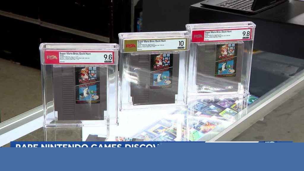 Dozens of rare Nintendo cartridges discovered in storage box