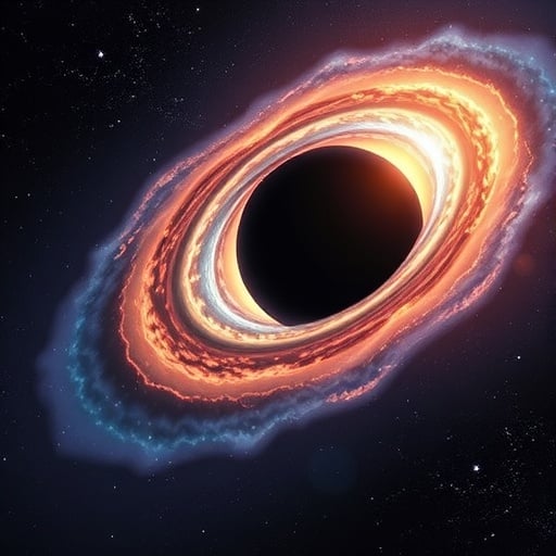 A Wandering Black Hole Meets a Wandering Star