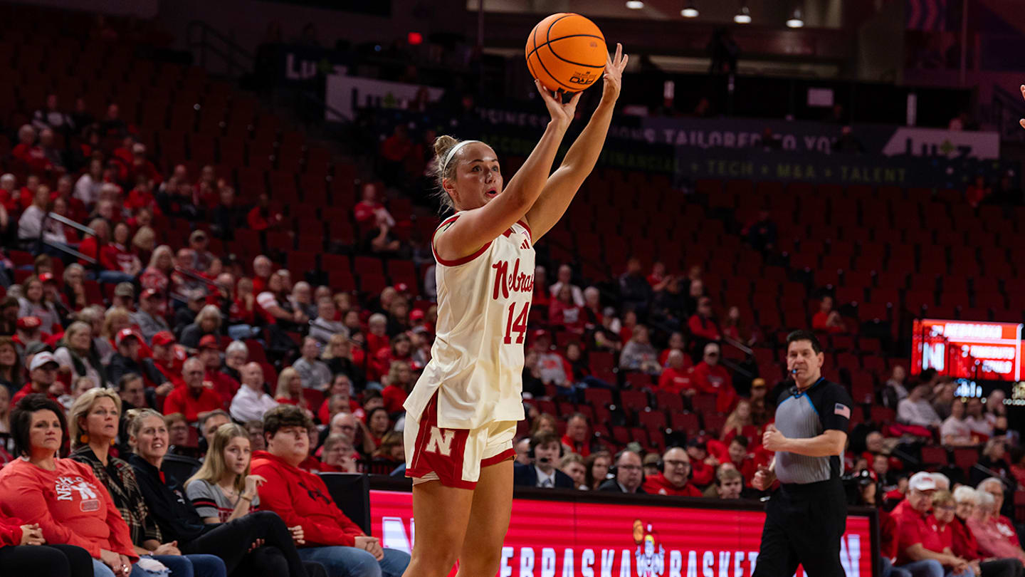 Nebraska Women's Basketball Runs Away from Northwestern with Hot Shooting
