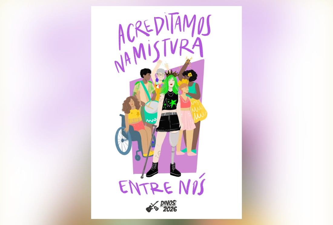 Bloco Dinos homenageia a banda Capital Inicial, com 'Natasha' na camisa