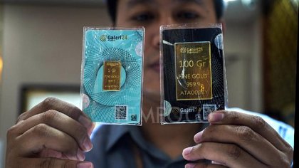 Pegadaian Gold Prices Jump, Galeri24 and UBS Surge