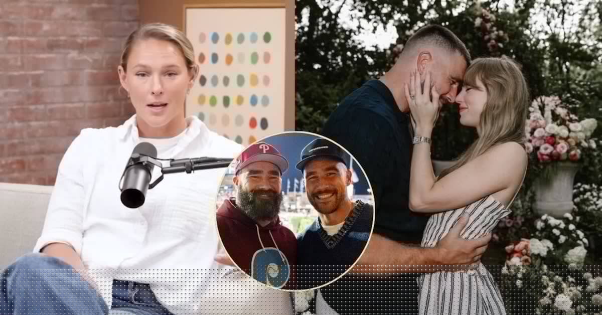 Kylie Kelce Reveals What Had Jason Crying at Travis’ Wedding to Taylor Swift