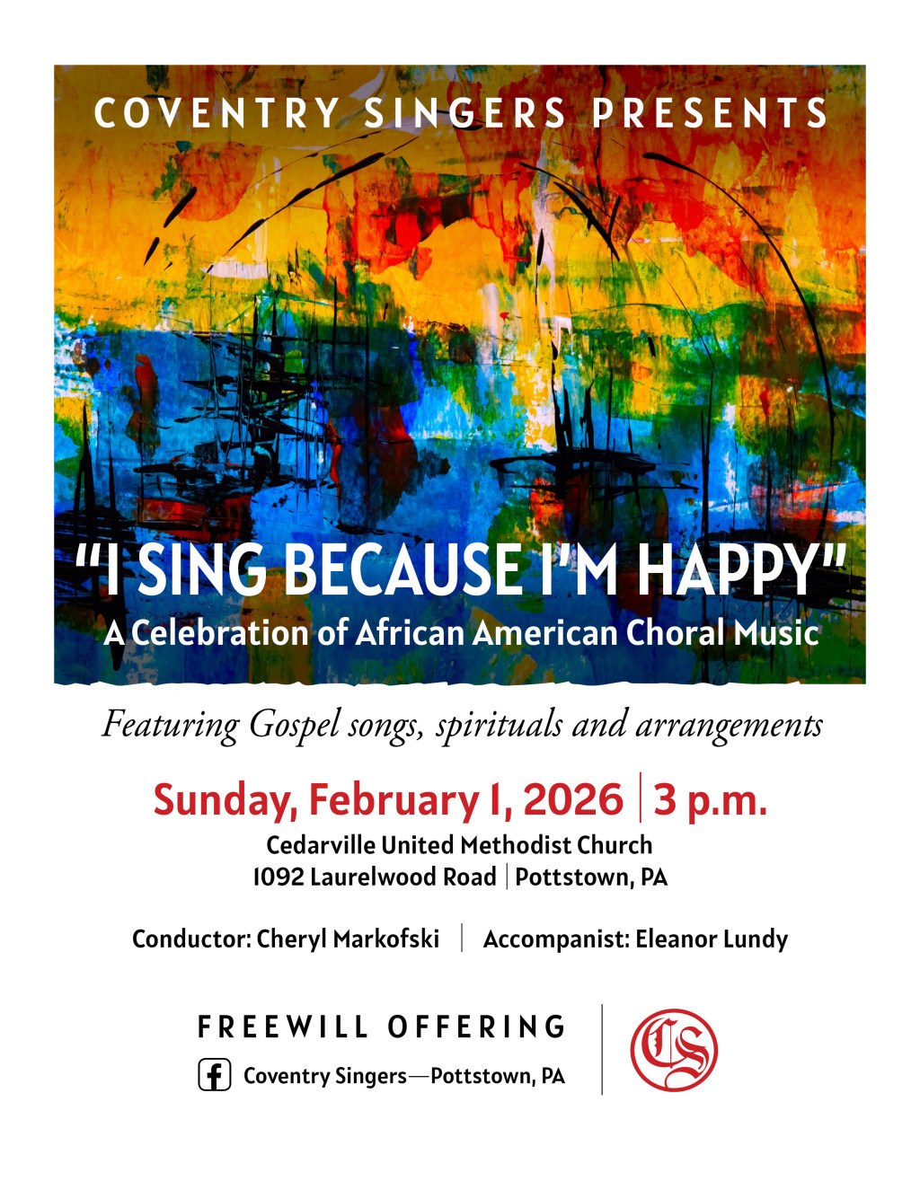 Coventry Singers to hold free winter concert on Sunday, Feb. 1