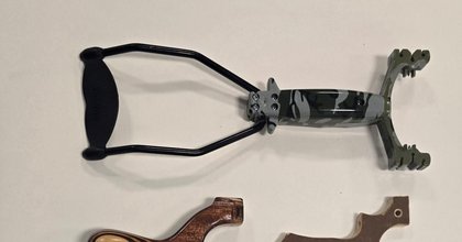 Police seize slingshots being used as dangerous weapons by youths