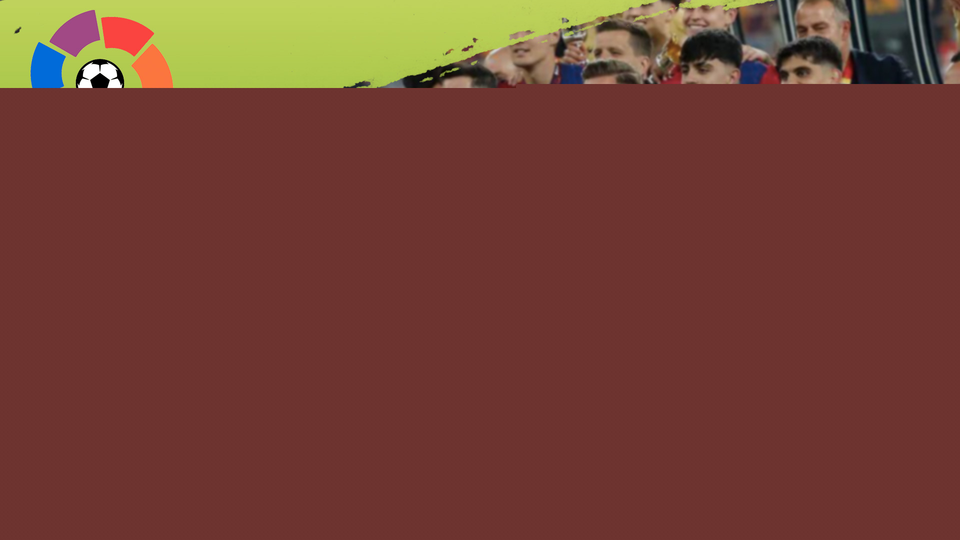 Calendario Liga 2025/2026: date, orari, partite, risultati, classifica