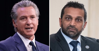 Gavin Newsom Accuses Kash Patel of 'Fraud and Abuse' in Scathing Attack About FBI Director's Romance with Aspiring Country Singer Alexis Wilkins, 27