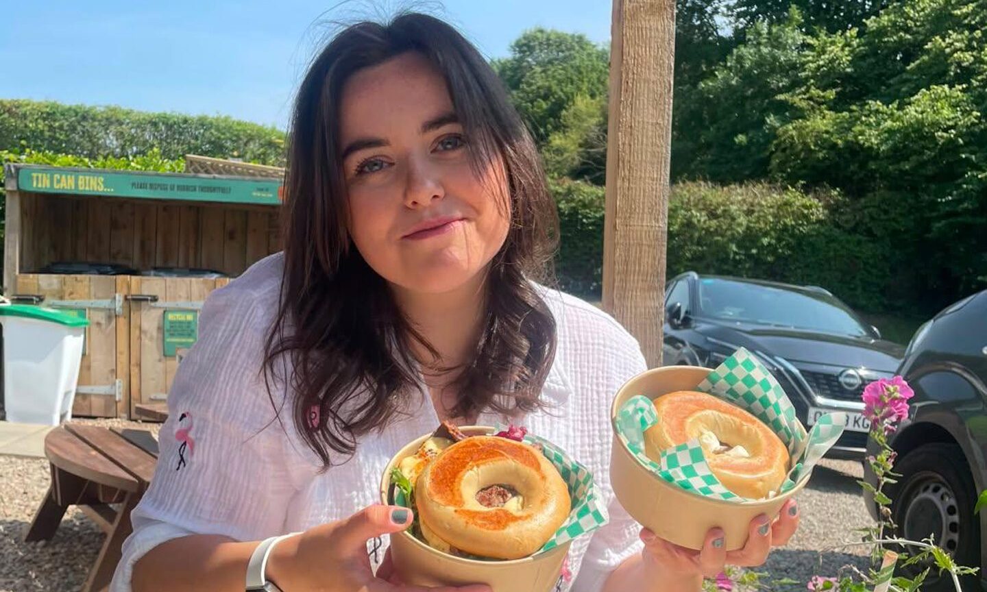 Review: How are the bagels at the Tin Can Cafe near Dunblane?