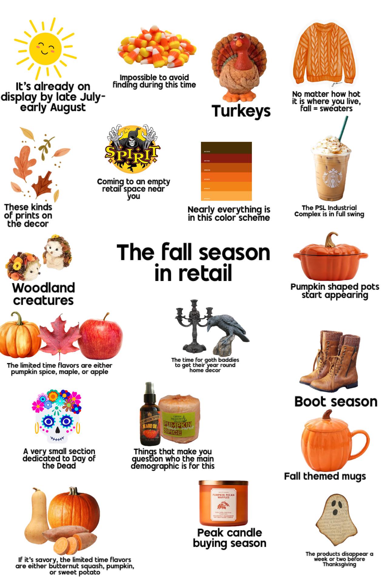 Starter Packs - The fall season in retail starterpack | /r/starterpacks