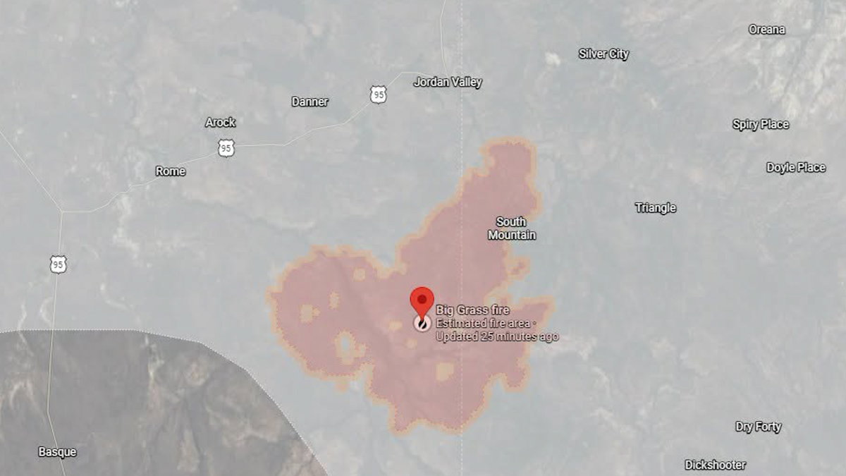 Gov. Little declares fire disaster emergency, deploys Idaho National Guard to Big Grass Fire
