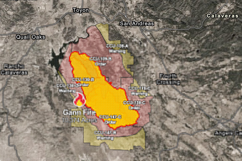 More Evacuees Allowed To Return Home In Gann Fire