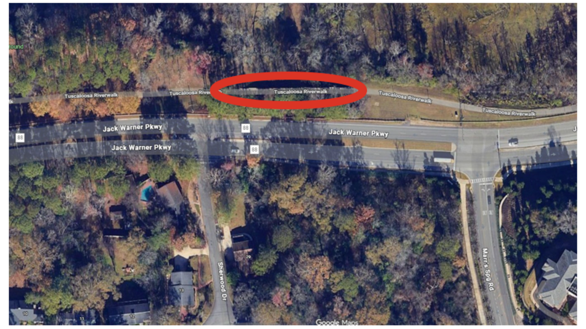 River Walk Bridge in Tuscaloosa Closing for Repairs