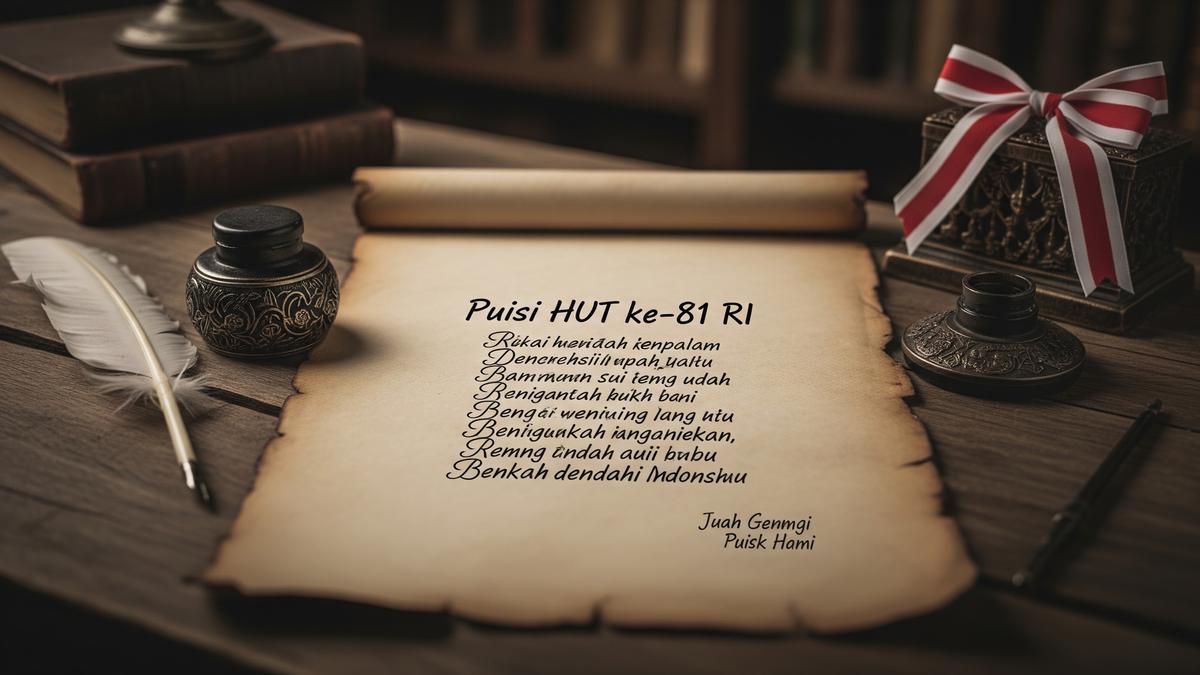 25 Puisi Kemerdekaan RI 2026 yang Menyentuh Hati untuk Memperingati HUT ke-81 RI