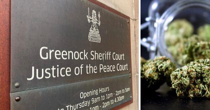 Port Glasgow woman caught with £67k of cannabis warned she 'could face jail'
