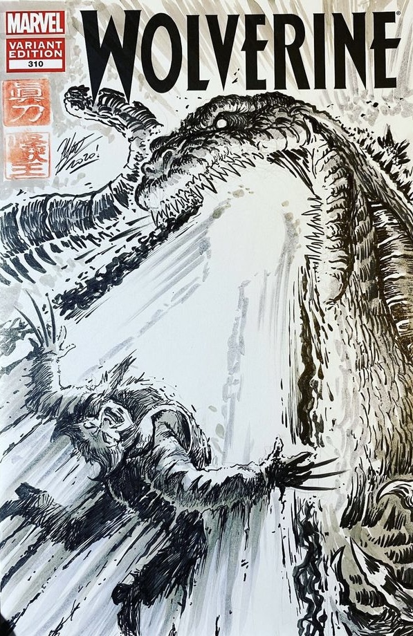 Godzilla - Godzilla vs Wolverine by Matt frank