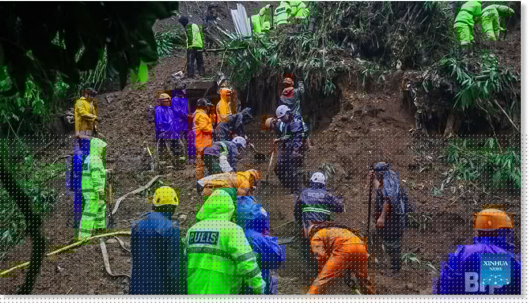 4 killed, 6 missing  after monsoon-triggered landslide in northern Philippines