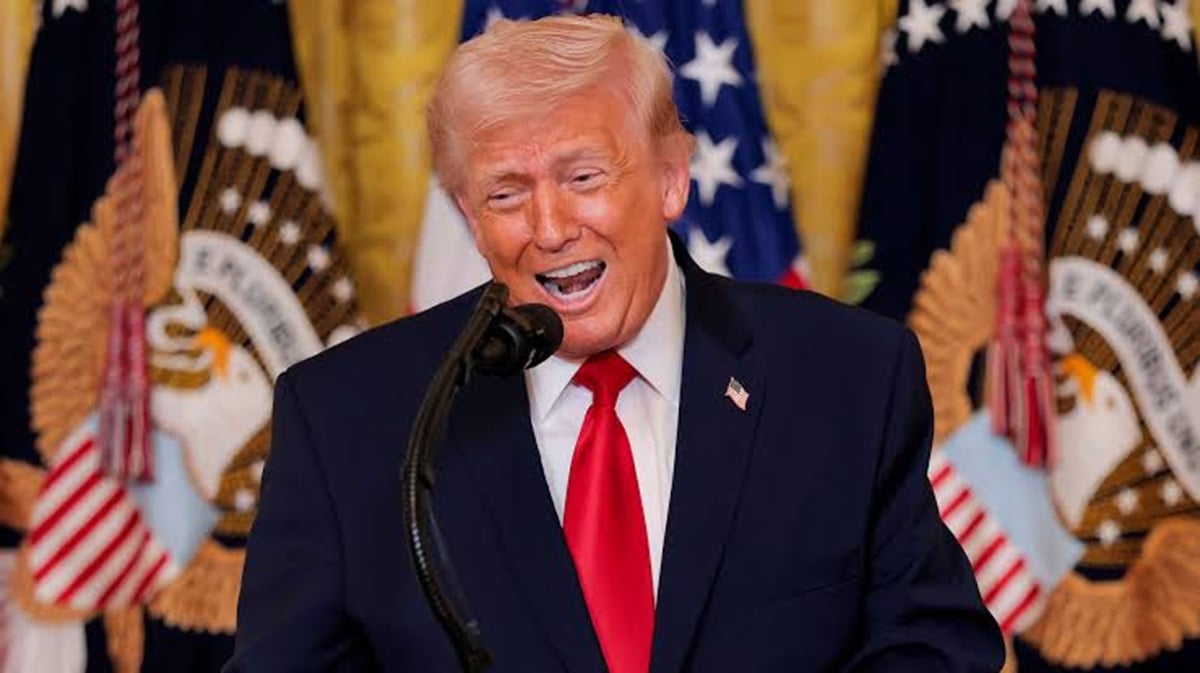 Trump heads to Ohio for patriot games featuring high school athletes
