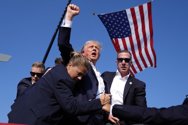 Ilhan Omar’s Reaction to Being Sprayed With Unknown Substance Compared to Trump’s Shooting in Butler