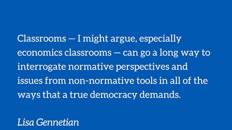 Lisa Gennetian: Costs of College Campus Economic Diversity to Democracy? A View From an Economics Classroom