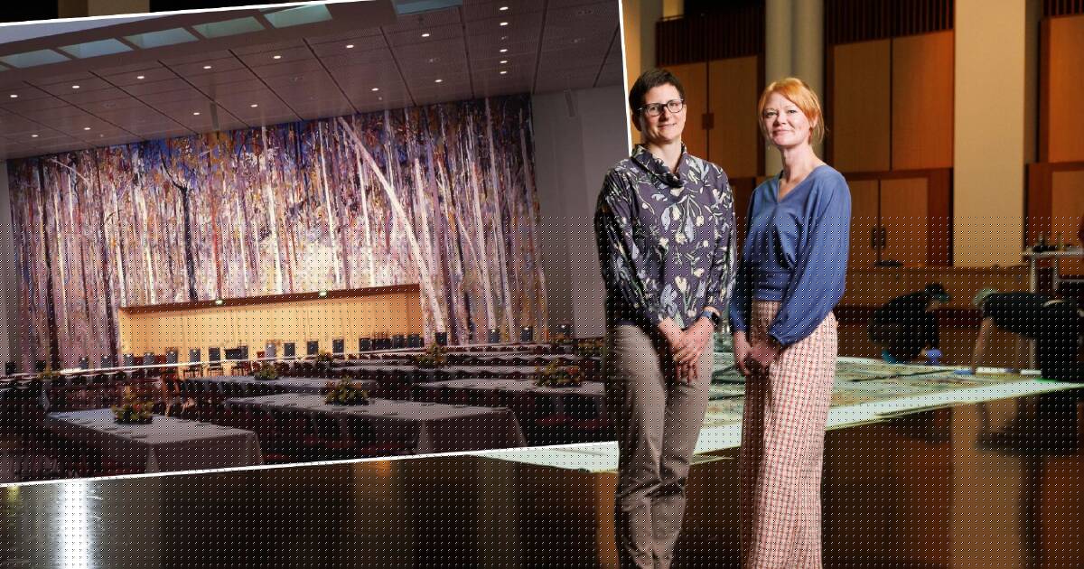 Putting enemies on ice: the Parliament House tapestry frozen to save its life