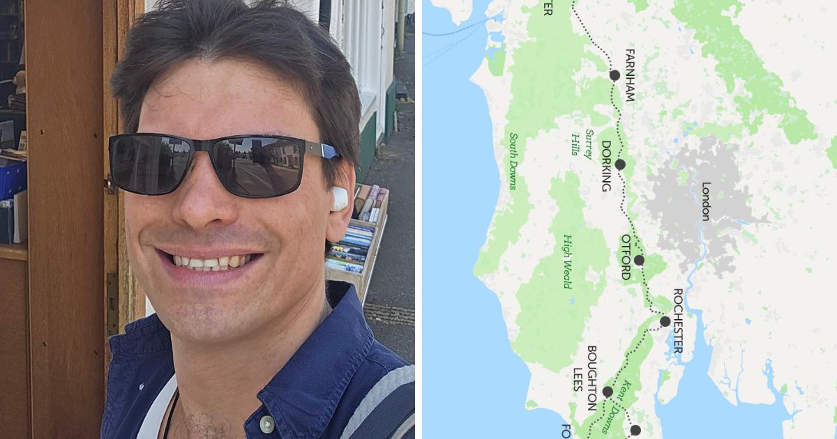 Hampshire man fundraises for 138 mile walk for children's charity