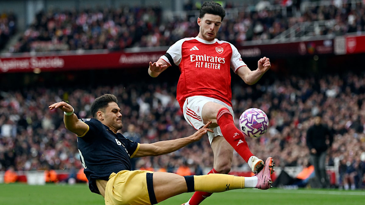 Rice on target as Arsenal beat West Ham in Arteta’s 300th game