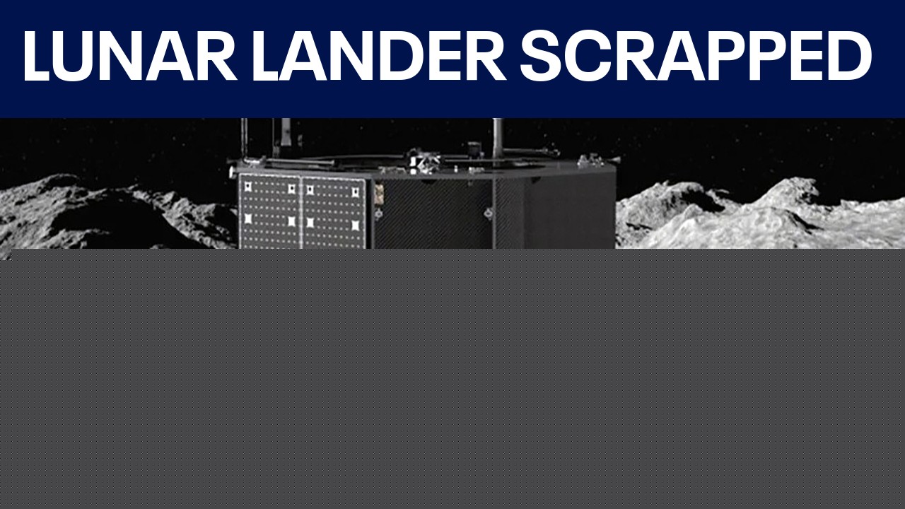 NASA cancels $73 million moon lander mission contract