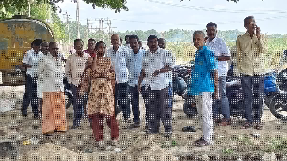 Villagers oppose setting up of sewage treatment plant near Vaniyambadi