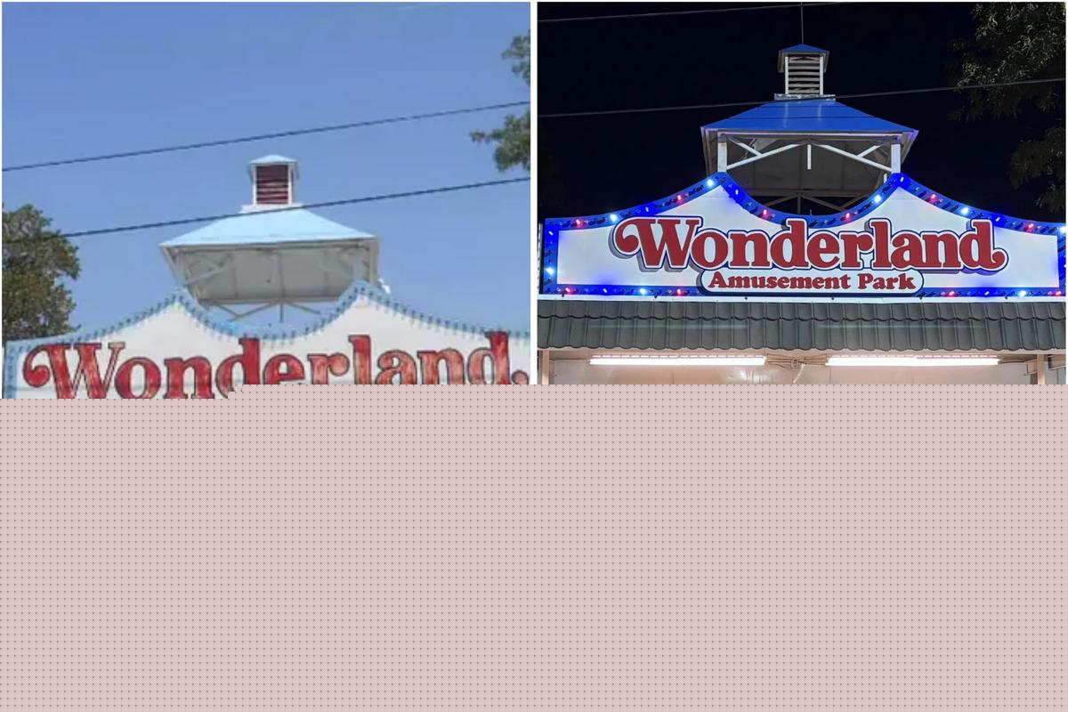 Wonderland Park After Dark In Amarillo Texas