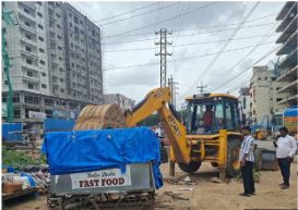 290 Encroachments Cleared in Cyberabad to Ensure Public Space for Citizens