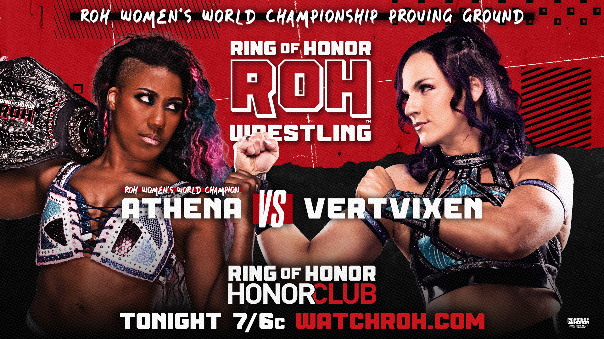 ROH TV live results: Athena vs. Vertvixen